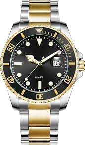 Green Dial Watch for Men with Snap Lock, Premium Stainless Steel