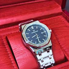 HB Premium Watch - Luxury Silver Matte Chain